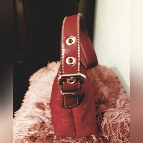 NWOT MINICCI RECTANGULAR PURSE IN DEEP RED - Picture 5 of 5